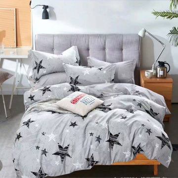 Lenjerie de Pat Bumbac Finet 4 Piese – Confort Premium si Design Modern | COD 1462-J