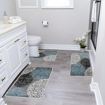 Covoare Baie 3 Piese – Setul Complet de Eleganta si Functionalitate | COD 0773-S