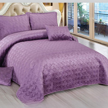 Cuvertura de Pat Catifea – 5 Piese pentru Eleganta si Confort | COD 0026-CF