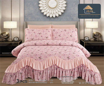 Cuvertura de pat finet – Set complet 3 piese pentru un dormitor elegant si confortabil | COD 1012-J