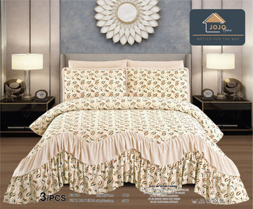 Cuvertura de pat finet – Set complet 3 piese pentru un dormitor elegant si confortabil | COD 1013-J