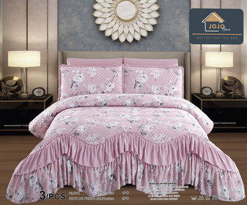 Cuvertura de pat finet – Set complet 3 piese pentru un dormitor elegant si confortabil | COD 1016-J