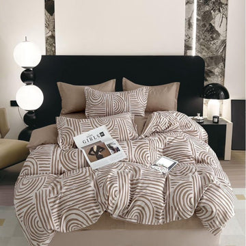 Lenjerie de pat bumbac finet – 6 piese | Eleganta si Confort la Tine Acasa | COD 1166 - S