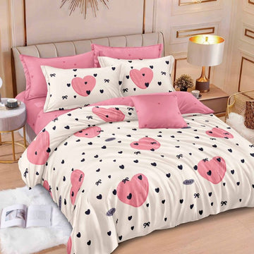 Lenjerie de pat bumbac finet – 6 piese | Eleganta si Confort la Tine Acasa | COD 1190 - S