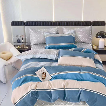Lenjerie de pat bumbac finet – 6 piese | Eleganta si Confort la Tine Acasa | COD 1157 - S