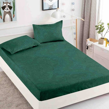 Husa de Pat din Bumbac Finet – Set 3 Piese pentru Confort si Eleganta | COD 1559-J