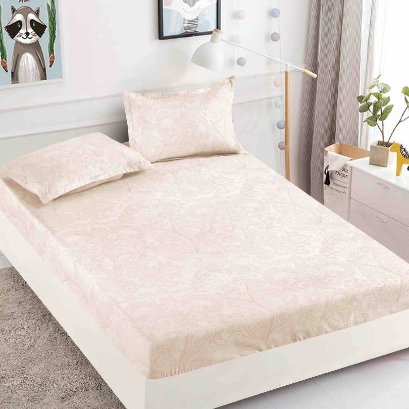 Husa de Pat din Bumbac Finet – Set 3 Piese pentru Confort si Eleganta | COD 1560-J