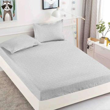 Husa de Pat din Bumbac Finet – Set 3 Piese pentru Confort si Eleganta | COD 1563-J