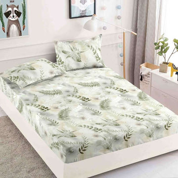 Husa de Pat din Bumbac Finet – Set 3 Piese pentru Confort si Eleganta | COD 1569-J