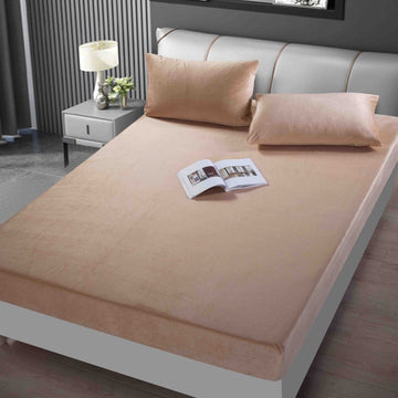 Husa de Pat din Catifea - Set 3 Piese | Calitate Premium si Confort Exceptional | COD 0901-J