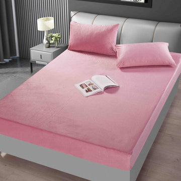Husa de Pat din Catifea - Set 3 Piese | Calitate Premium si Confort Exceptional | COD 0903-J