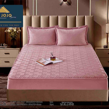Husa de pat topper catifea – Set complet 3 piese, confort si eleganta pentru patul tau 160X200cm | COD 1538-J