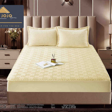 Husa de pat topper catifea – Set complet 3 piese, confort si eleganta pentru patul tau 160X200cm | COD 1539-J