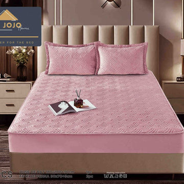 Husa de pat topper catifea – Set complet 3 piese, confort si eleganta pentru patul tau 180X200cm | COD 1525-J