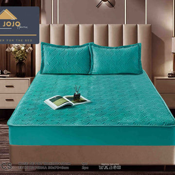 Husa de pat topper catifea – Set complet 3 piese, confort si eleganta pentru patul tau 180X200cm | COD 1528-J