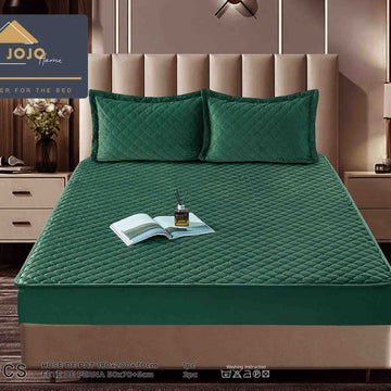 Husa de pat topper catifea – Set complet 3 piese, confort si eleganta pentru patul tau 180X200cm | COD 1530-J