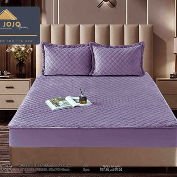 Husa de pat topper catifea – Set complet 3 piese, confort si eleganta pentru patul tau 180X200cm | COD 1534-J