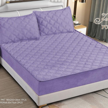 Husa de pat topper catifea – Set complet 3 piese, confort si eleganta pentru patul tau 180X200cm | COD 1563-S