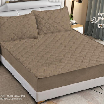 Husa de pat topper catifea – Set complet 3 piese, confort si eleganta pentru patul tau 180X200cm | COD 1565-S
