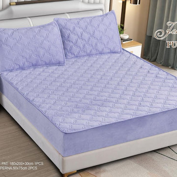Husa de pat topper catifea – Set complet 3 piese, confort si eleganta pentru patul tau 180X200cm | COD 1570-S