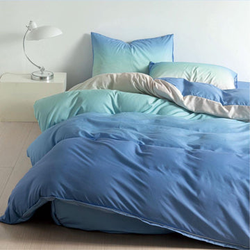 Lenjerie de Pat Bumbac Finet 1 Persoana – 4 Piese. Confort Premium si Design Modern| COD 0677-S