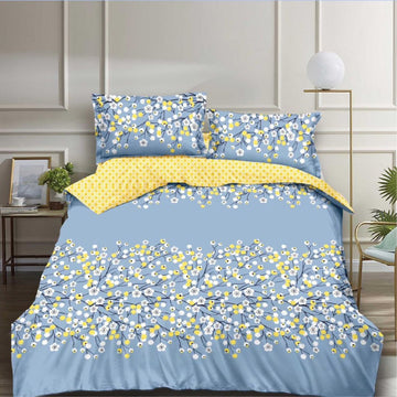 Lenjerie de Pat Bumbac Finet 1 Persoana – 4 Piese. Confort Premium si Design Modern | COD 0679-S