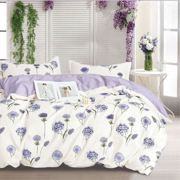 Lenjerie de Pat Bumbac Finet 1 Persoana – 4 Piese. Confort Premium si Design Modern | COD 0684-S