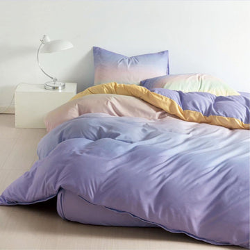 Lenjerie de Pat Bumbac Finet 1 Persoana – 4 Piese. Confort Premium si Design Modern | COD 0686-S