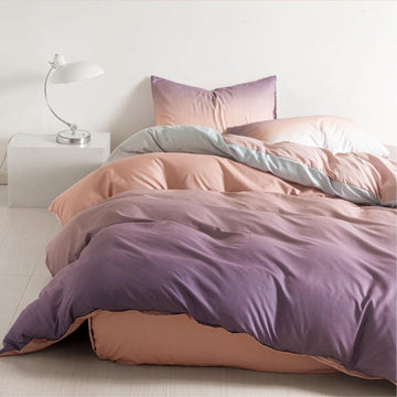 Lenjerie de Pat Bumbac Finet 1 Persoana – 4 Piese. Confort Premium si Design Modern | COD 0687-S