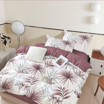 Lenjerie de Pat Bumbac Finet 1 Persoana – 4 Piese. Confort Premium si Design Modern | COD 0701-S