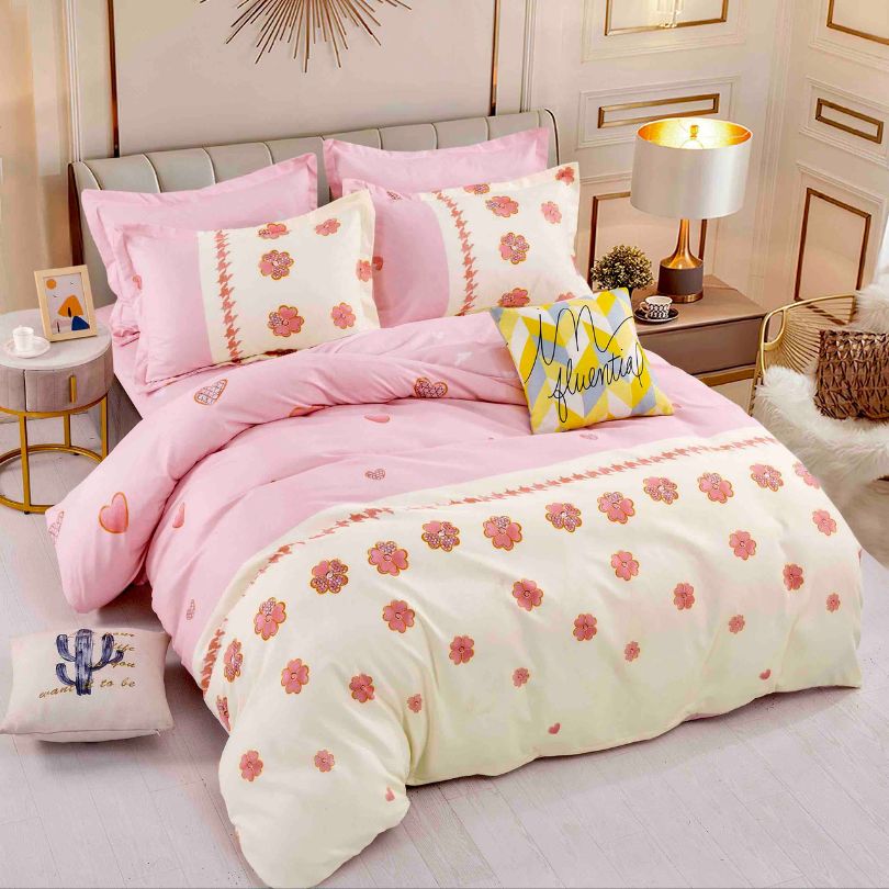 Lenjerie de Pat Bumbac Finet 4 Piese – Confort Premium & Design Modern | COD 0217-J