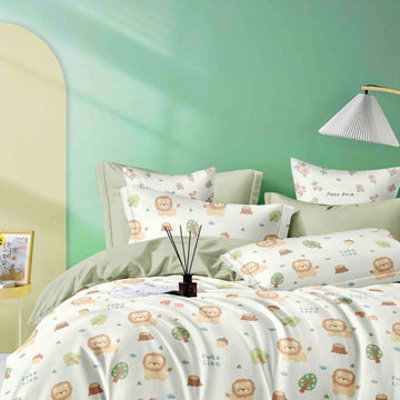 Lenjerie de Pat Bumbac Finet 4 Piese – Confort Premium si Design Modern | COD 0206-J