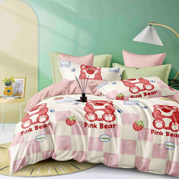 Lenjerie de Pat Bumbac Finet 4 Piese – Confort Premium si Design Modern | COD 0208-J