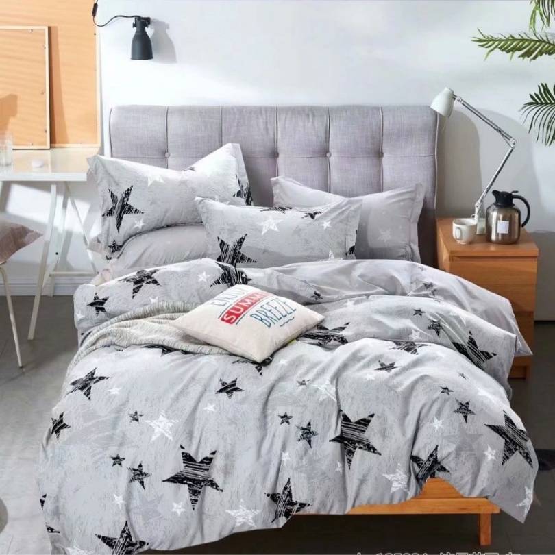 Lenjerie de Pat Bumbac Finet 4 Piese – Confort Premium si Design Modern | COD 1462-J