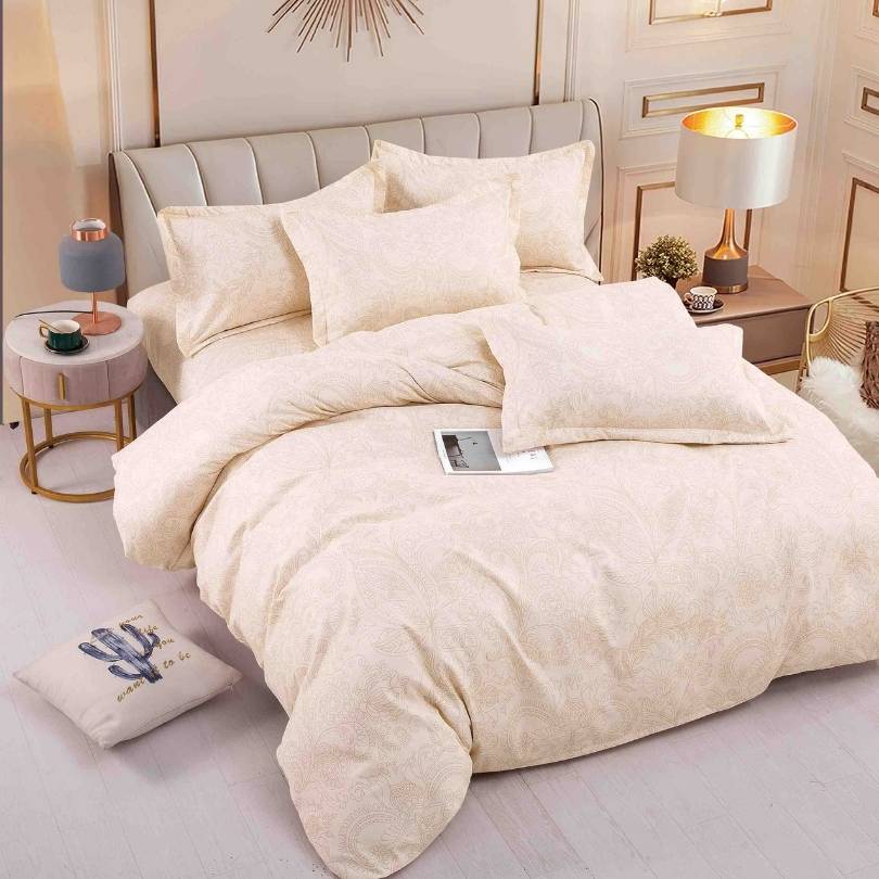Lenjerie de Pat Bumbac Finet 4 Piese – Confort Premium si Design Modern | COD 1474-J