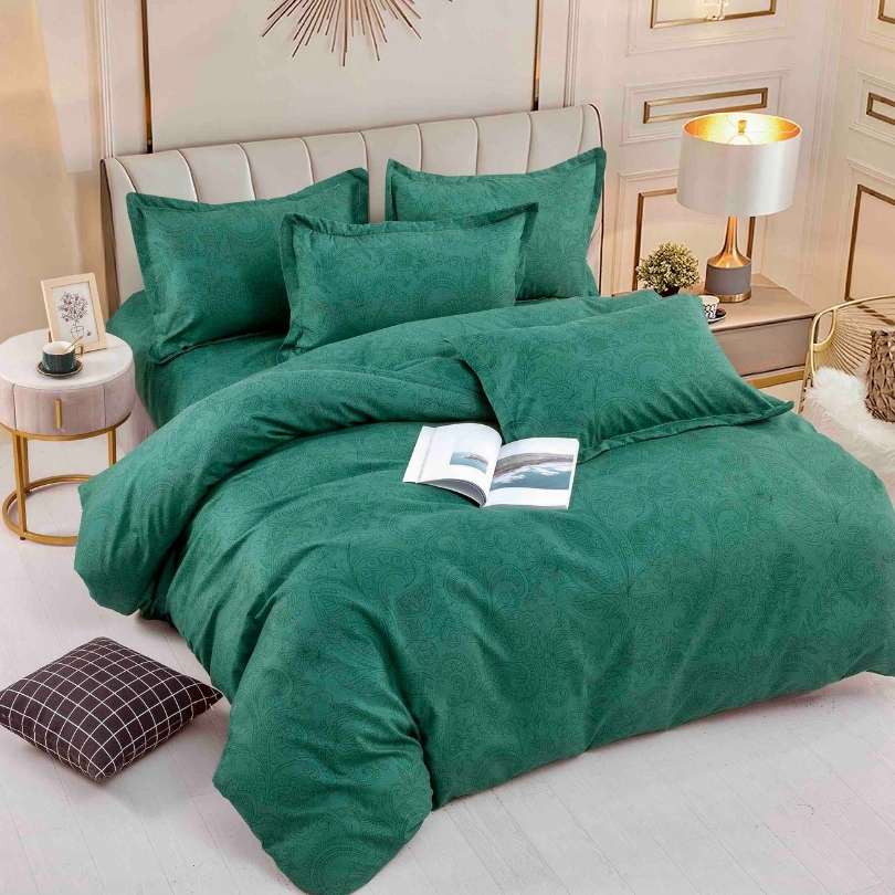 Lenjerie de Pat Bumbac Finet 4 Piese – Confort Premium si Design Modern | COD 1475-J