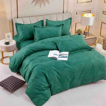 Lenjerie de Pat Bumbac Finet 4 Piese – Confort Premium si Design Modern | COD 1475-J