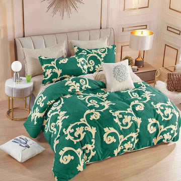 Lenjerie de Pat Bumbac Finet 4 Piese – Confort Premium si Design Modern | COD 1484-J