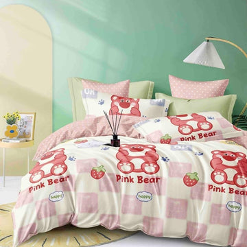 Lenjerie de Pat Bumbac Finet – 6 Piese | Eleganta, Confort si Durabilitate | COD 1255-J