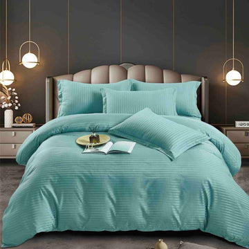 Lenjerie de Pat Damasc – 6 Piese | Eleganta si Rafinament pentru Dormitorul Tau| COD 0571-J