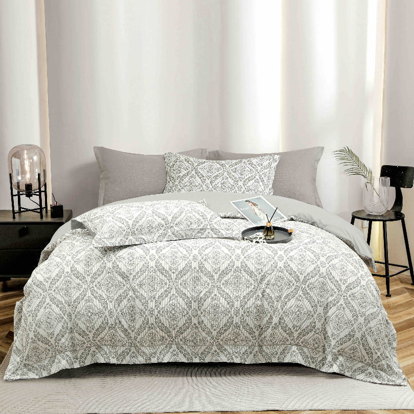 Lenjerie de Pat Finet cu Elastic – 6 Piese DELUX | Confort si Eleganta | COD 0605-J