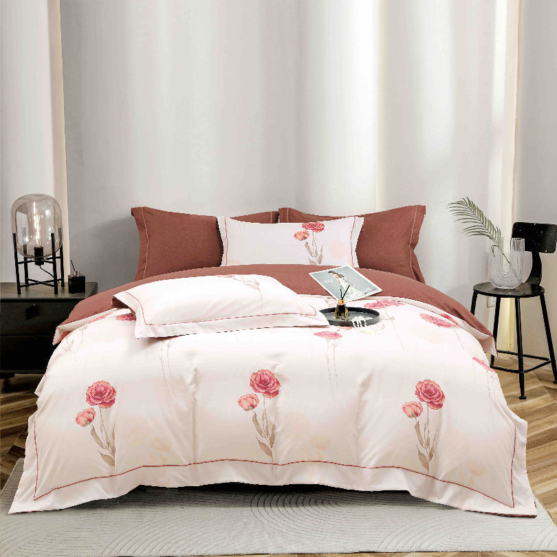 Lenjerie de Pat Finet cu Elastic – 6 Piese DELUX | Confort si Eleganta | COD 0614-J