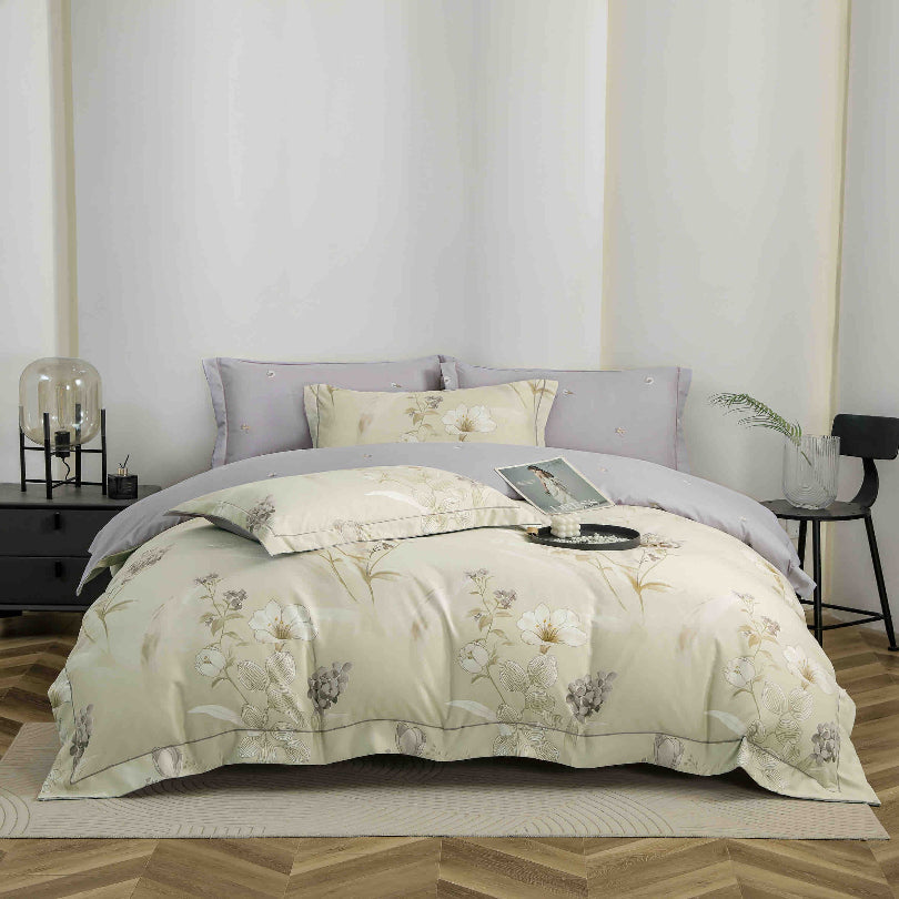 Lenjerie de Pat Finet cu Elastic – 6 Piese DELUX | Confort si Eleganta | COD 0623-J