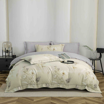 Lenjerie de Pat Finet cu Elastic – 6 Piese DELUX | Confort si Eleganta | COD 0623-J