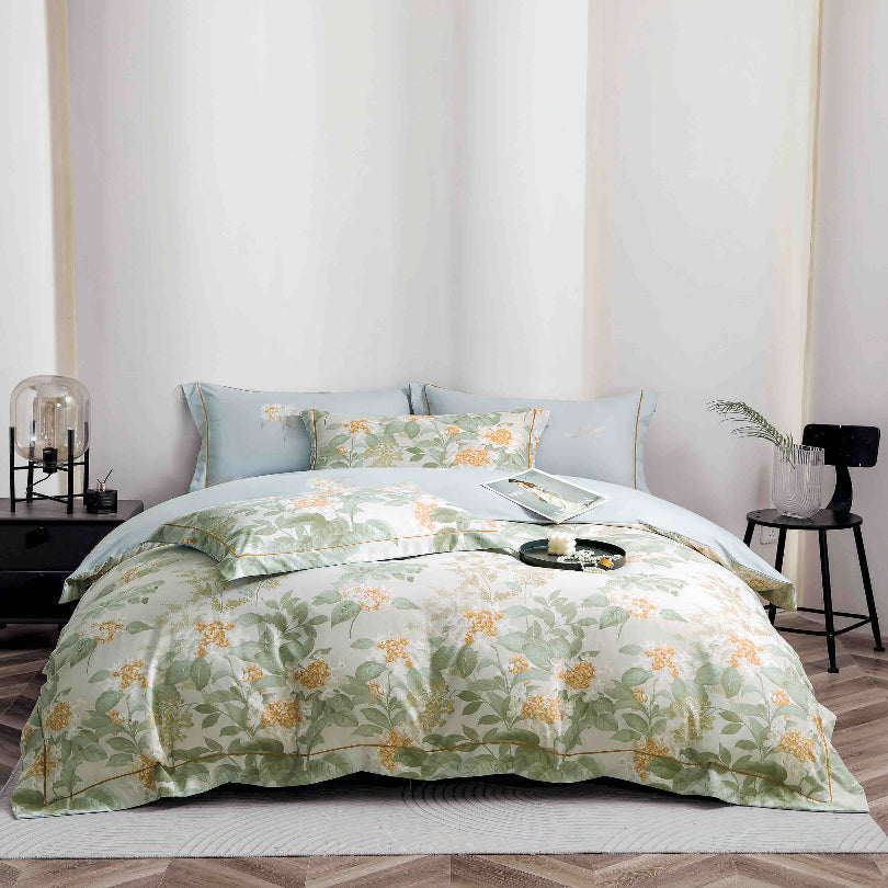 Lenjerie de Pat Finet cu Elastic – 6 Piese DELUX | Confort si Eleganta | COD 0625-J