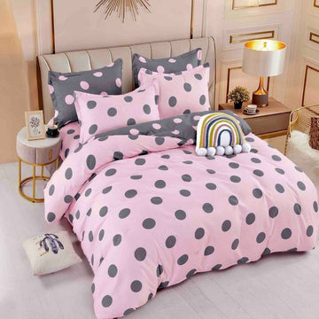 Lenjerie de Pat din Bumbac Finet cu Elastic – 6 Piese | Confort si Eleganta | COD 1296-J