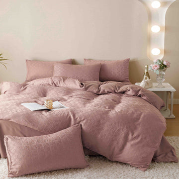 Lenjerie de pat Jacquard - 6 piese | Eleganta si confort premium | COD 0833-J