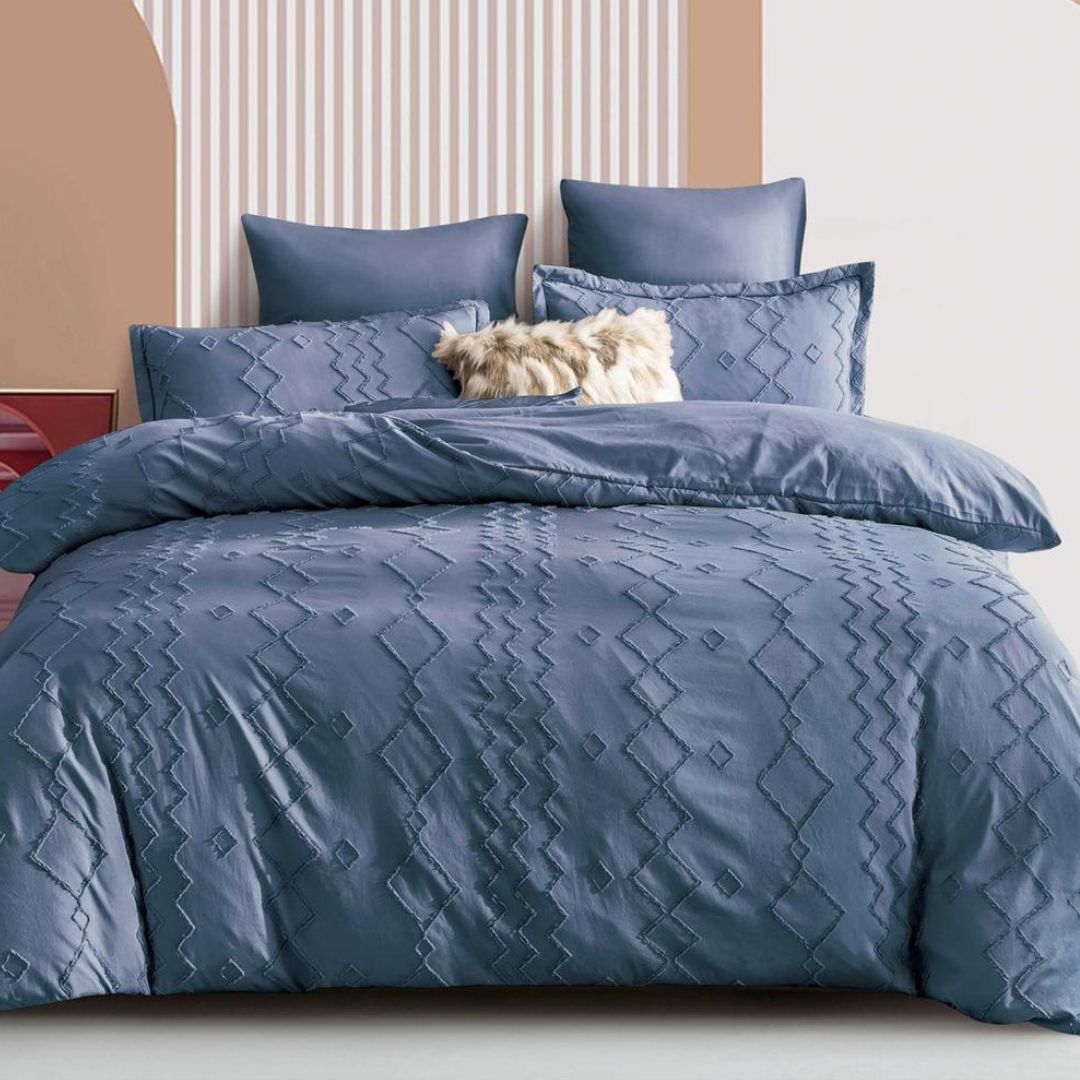 Lenjerie de pat Jacquard 6 piese – Eleganta si rafinament pentru dormitor | COD 0102-SEP