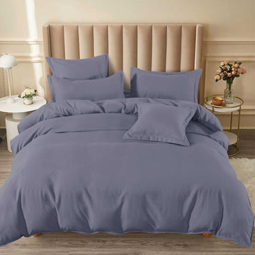 Lenjerie de pat bumbac finet  – 6 piese: Confort si stil pentru un somn odihnitor  | COD 1608-S
