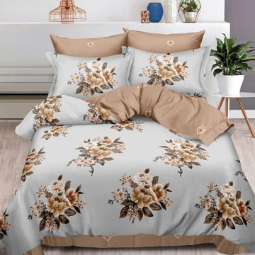 Lenjerie de pat bumbac finet cu elastic – 6 piese: Confort si stil pentru un somn odihnitor  | COD 0520-S